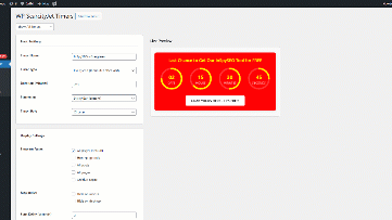 Admin Dashboard Interface
